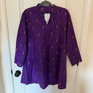 Khaadi Purple Cotton Kurta